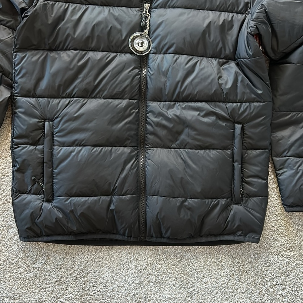 Men’s Swiss Tech Black Puffer Jacket - Picture 4 of 7